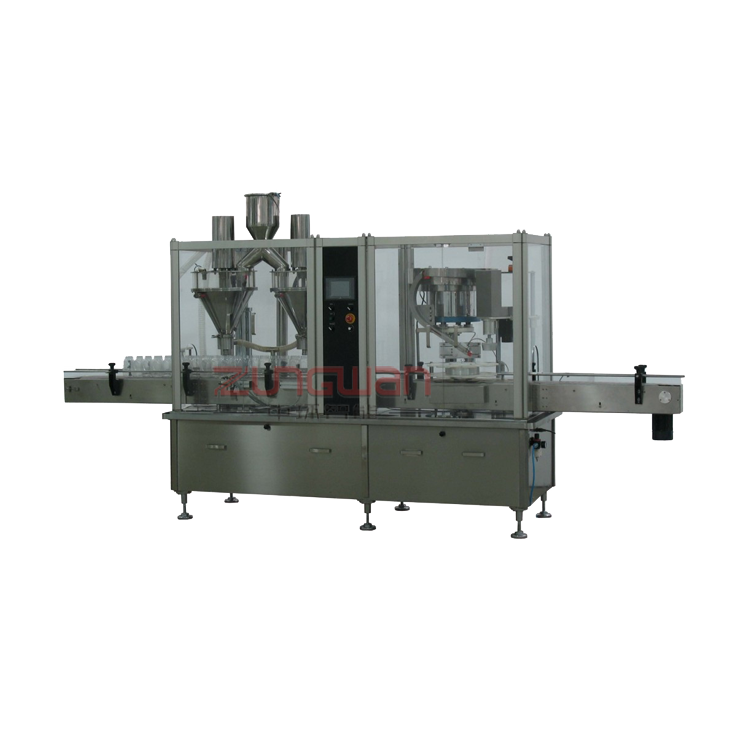 ZH-3B2全自动粉末（粉剂）直线式灌装旋盖机